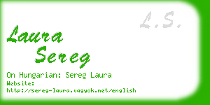 laura sereg business card